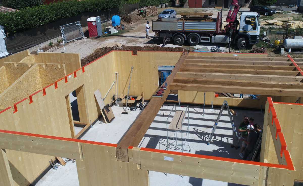 Casa Rosaria - constructie de CLT